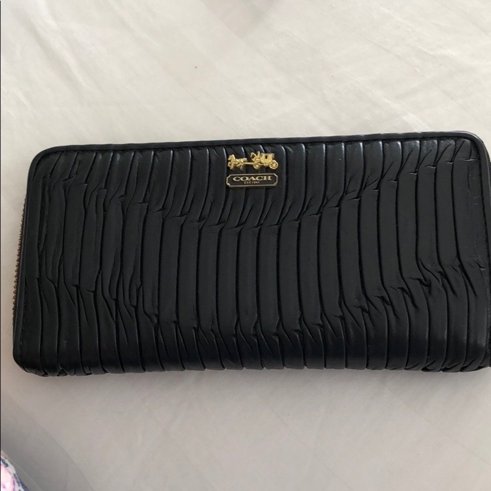 Authentic black Coach wallet